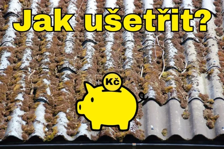 Jak ušetřit při likvidaci eternitové střechy