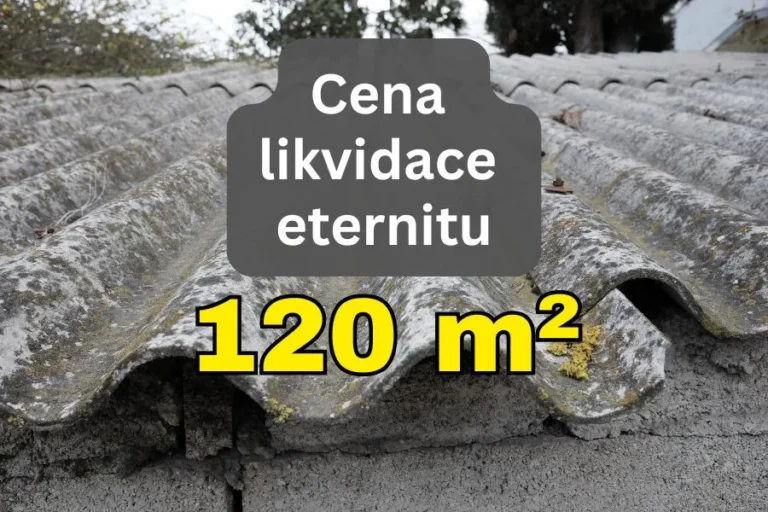 Likvidace eternitu 120 m2 cena