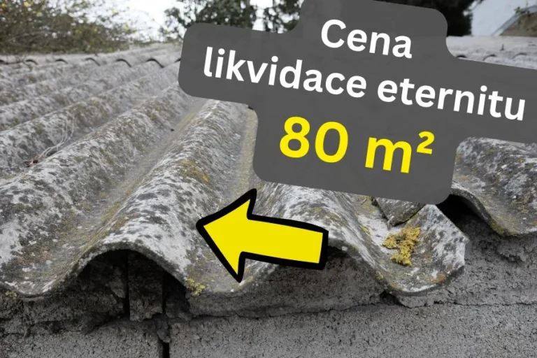 Likvidace eternitu 80 m2 cena
