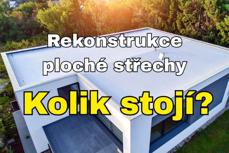 Rekonstrukce ploché střechy cena
