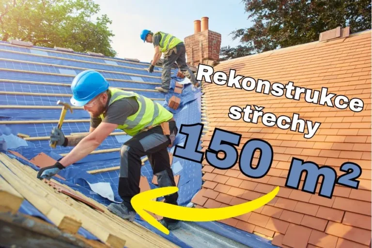 Rekonstrukce střechy 150 m² cena