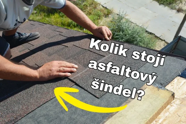 Rekonstrukce střechy asfaltový šindel cena