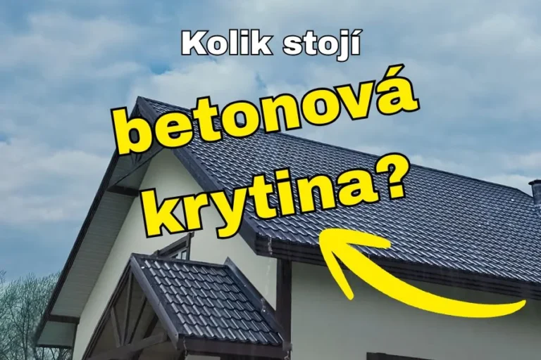 Rekonstrukce střechy betonová krytina cena
