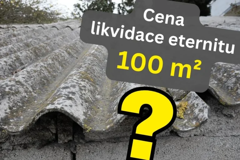 likvidace eternitu 100 m2 cena